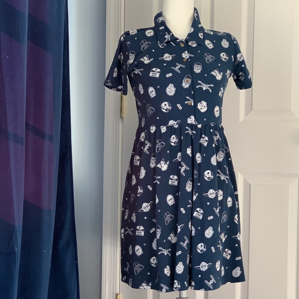 Cakeworthy Star Wars Fit & Flare Dress, Large